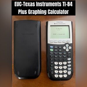 EUC-Texas Instruments TI-84 Plus Graphing Calculator